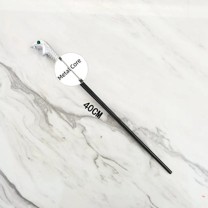 Anime Cosplay Magic Metal Core Wand With Box Children Decoration Toy Accessories For Kids Bacchetta Di Plastic Magic Stick
