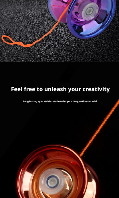 Professional Aluminum Metal Yoyo Ball for Children Beginners - Competitive Yoyoball with Accessories Suitable for Adults And Kid