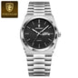 POEDAGAR Top Business Man Watch Luminous Waterproof Stainless Steel Men Wristwatch Date Week Quartz Fashion Casual Men's Watches