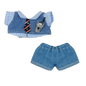 10cm Doll Clothes Blue Brown Changing Dress Game Doll Blouse Pants Suit Photo Prop Playing House Mini Shirt Necktie Pants Toy