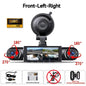 Dash Cam Vehicle DVR Video Recorder 4 Cameras for Cars Black Box Front Rear Internal Night Vision Loop Recording Dashcam Car 360