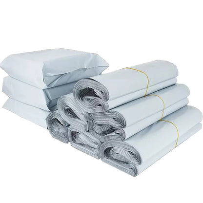 50pcs/Package White Express Bag Courier Envelope Storage Bags Mail Bag Mailing Bags Self Adhesive Seal Plastic Packagin