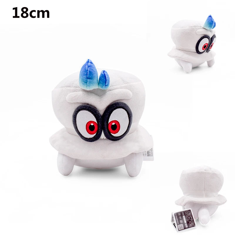 Cartoon Plush Toy Bullet Bill Shy Guy Waluigi Wario Donkey Kong King Boo Spiny Dry Bones Anime Stuffed Doll Peluche Toys Gift