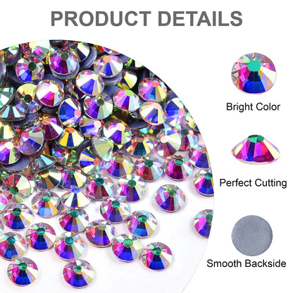Oleeya стразы Better DMC Hotfix Rhinestone Iron On Strass High Quality Flatback Glass Crystal AB For DIY Wedding Y2792