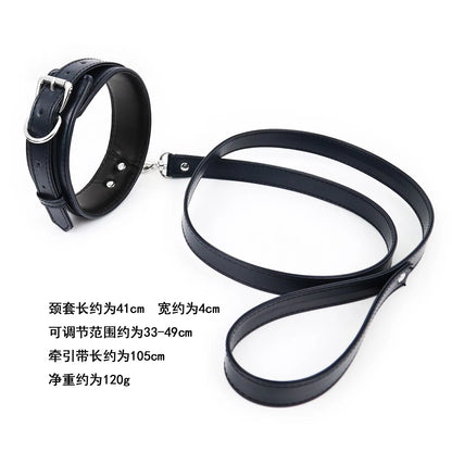 Professional BDSM Red Leather Harness Set Collar Handcuffs Restraint Kit for Women Slave Role Play Fetish Gear Adult Game Toy