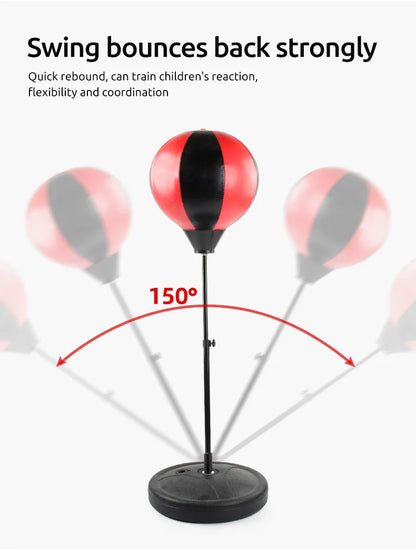 Children's Standing Inflatable Boxing Balls with Hand Pumps Gloves Sports Toys Indoor Outdoor Fun Sports Toy Set Christmas Gifts for Kids Boys and Girls Ship From Germany Fast Delivery