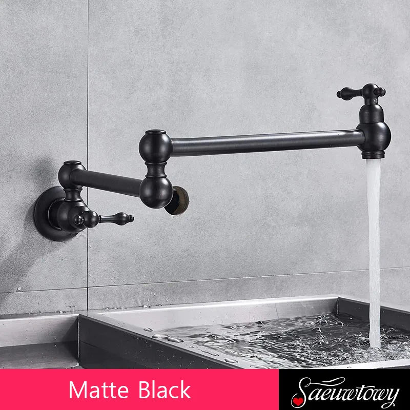 One-Handle Bathroom Kitchen Faucet Single Hole Cold Water Folding Wash Basin Tap Bathroom Balcony Are Available