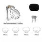 BDSM Chastity Cage 4 Size Ring Penis Cage Device Femdom Restraint Penis Lock Breathable Urethral Lock Bondage Device for Men