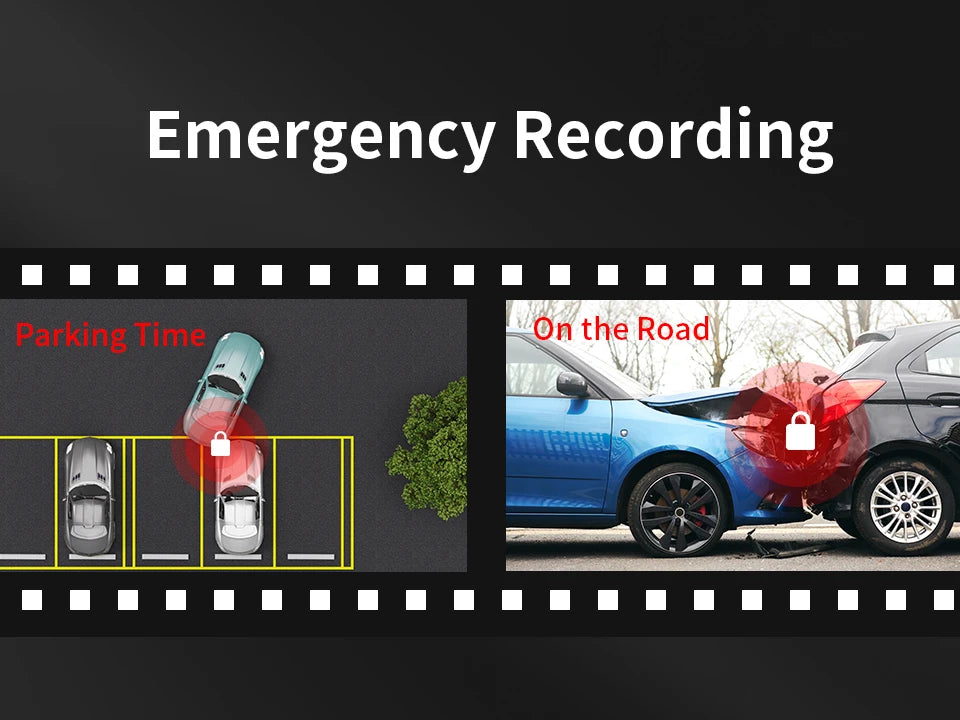 2K Dash Camera For Car DVR Dash Cam In The Car KAWA D5 Video Recorder Emergency Voice Control WiFi APP Monitor WDR Dashcam