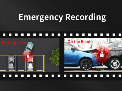2K Dash Camera For Car DVR Dash Cam In The Car KAWA D5 Video Recorder Emergency Voice Control WiFi APP Monitor WDR Dashcam
