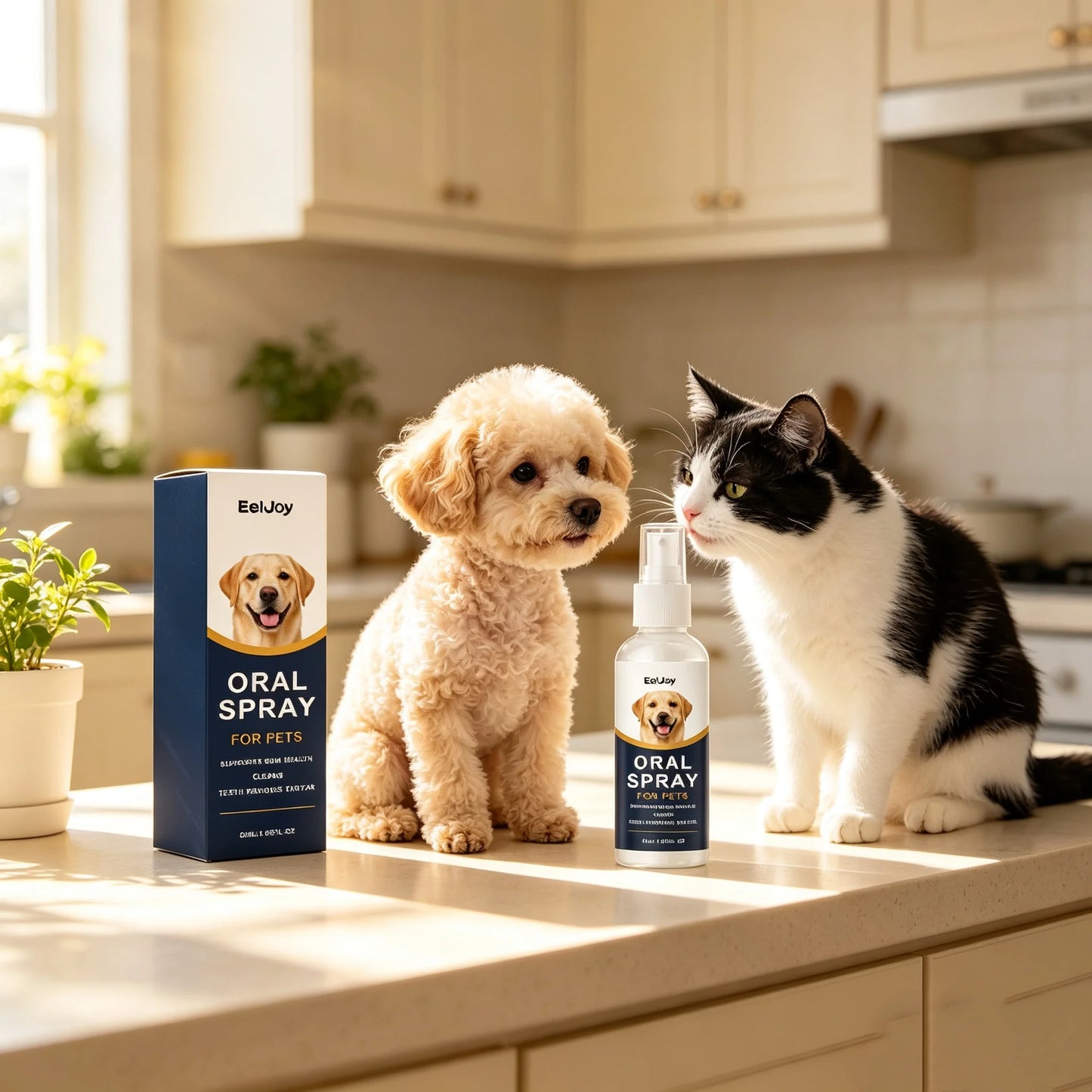 Pet Mouth Cleaning Spray Natural Plants Tartar Remover Cleaning Bad Smell Tongue Pet Accessories Dog And Cats Oral Cleanse Spray