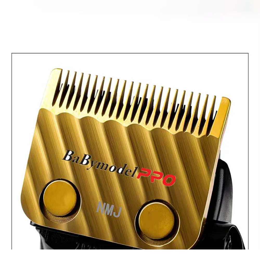 7500RPM Babymodel PRO Men's Professional Barber Shop Hair Salon Hair Clipper Trimmer Shaver Set Powerful Motor DLC Alloy Blade