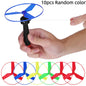 10pc Kids Outdoors Pull String Flying Disc Propeller Helicopter Toys Fun Game Sports Flying Spin Top Toys Children's Prizes