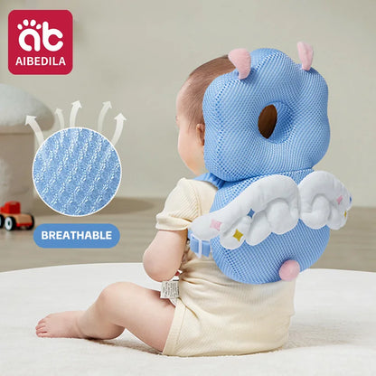 AIBEDILA Toddler Baby Head Protector Newborn Headrest Security Pillows Backpack Cartoon Kids Safe Learn to Walk Support Cushion