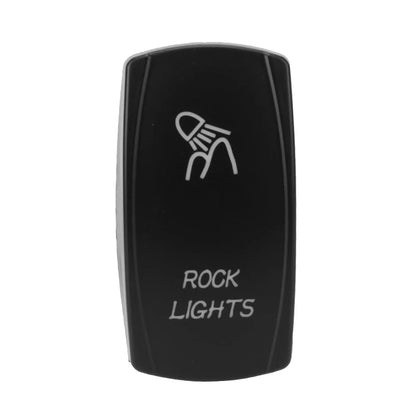 1pc 5 Pin Marine Switch SPST Carling Switch Car Boat Truck Rocker Switch 12V 24V ON-OFF Blue LED Waterpoof