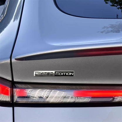 3D Aluminium Limited Edition Emblem Metal Sticker Car Body Rear Window Refit Decoration Decal Motorcycle Sticker