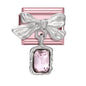 2025 New Women Romantic Pink Cherry Heart Shiny CZ Italian Charm Links Fit 9mm Bracelet Stainless Steel DIY Making Jewelry Gifts