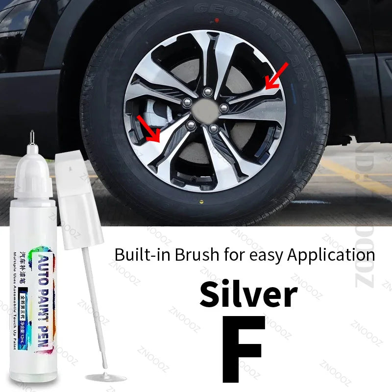 For HONDA CR-V Touch Up Paint Wheel Repair Kit Quick And Easy Wheel Scratch Repair Rim Paint For Car Wheel Repair Silver Black