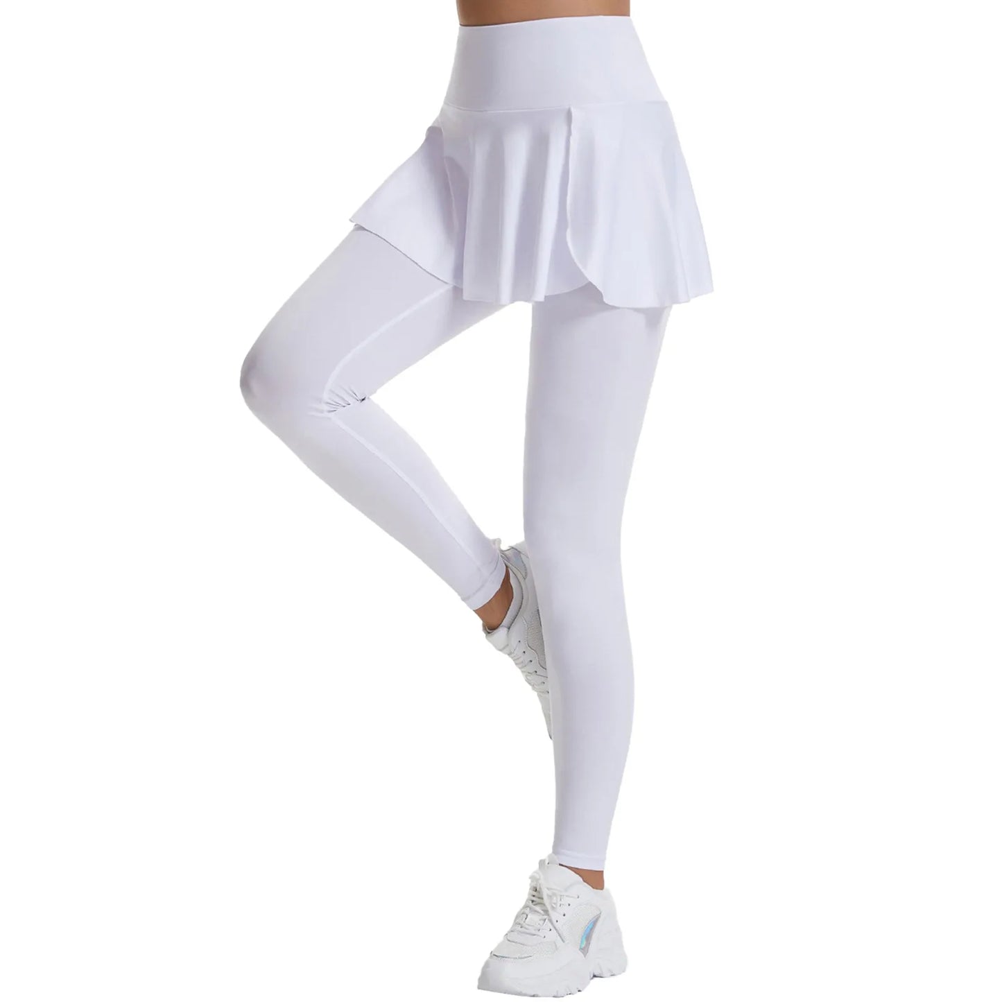 2025 Hot Sale Fitness Lenggings Female Full Length Leggings Active Skirted Capri Legging Pants Gym Clothing Tennis Fitness