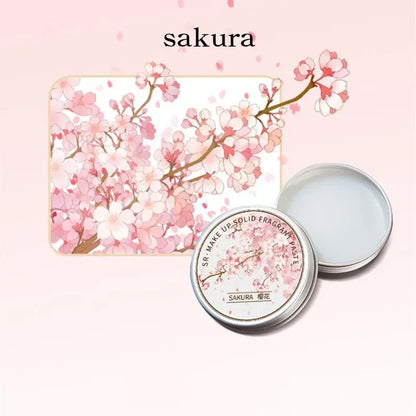 Long Lasting Scent for Romantic Souls For Dating Ladies Solid Perfume Exquisite Floral Solid Balm Magnolia Orchid Gardenia