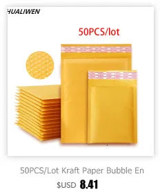 20pcs Bubble Mailers Pink Poly Bubble Mailer Self Seal Padded Envelopes