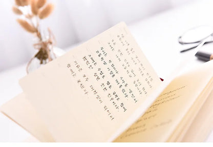 Undated Weekly Fabric A6 Journal - Portable Pocket-Sized Planner for Notes, Goals & Daily Flow Linen Weeks Planning System