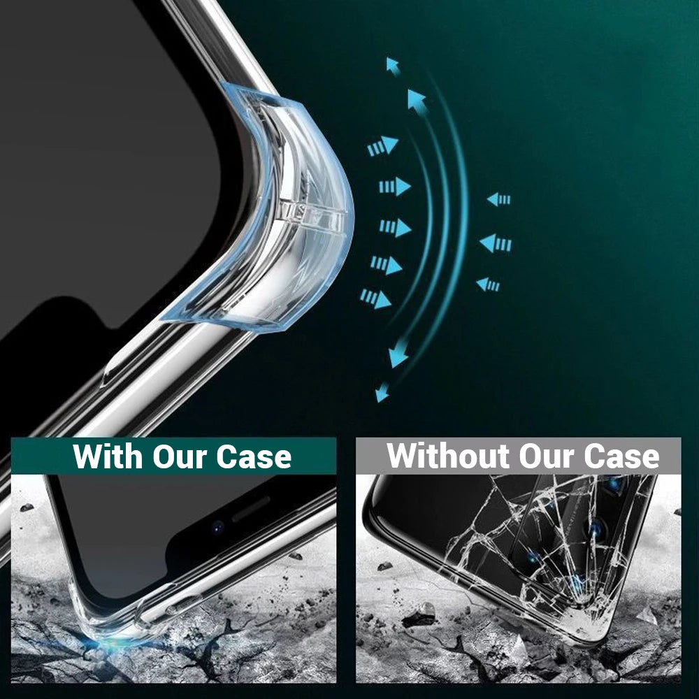 Transparent Phone Case for IPhone 17/17 Air/17 Pro/17 Pro Max Clear Case Scratch Resistant Shockproof Anti Fall Slim TPU Cover