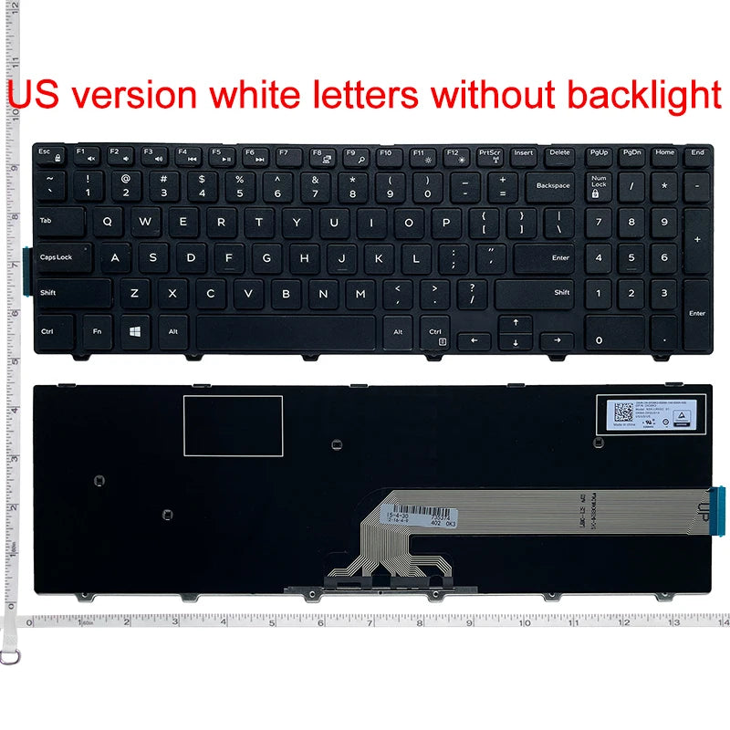 RU/US/UK/BR/SP For DELL Latitude 3550 3560 3570 3580 3588 15-3578 Vostro 15-3562 3546 3559 3565 3549 3558 laptop keyboard