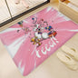 Popular Character D-Diddl Cut Bathroom Mat Non-Slip Laundry Room Mat Laundry Decor Balcony Child Living Room Toilet Rug