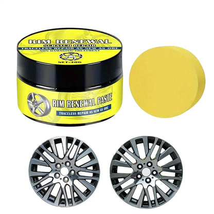Car Alloy Wheel Rim Scratch Repair Paste Auto Wheel Scratch Remover Oxidation Polishing Paste Restore Gloss for Car SUV RV Truck