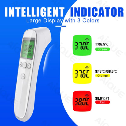 JUSTLANG Digital Infrared Thermometer Baby Forehead Non-contact Medical Use Body Temperature Meter Adult IR Measure Fever