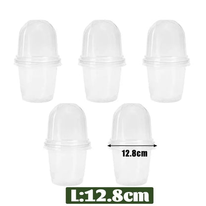 Seed Plant Nursery Pots Plastic Plant Mini Flowerpot Seed Starting Grow Nutrition Cup Plant Container Garden Planters Supplies