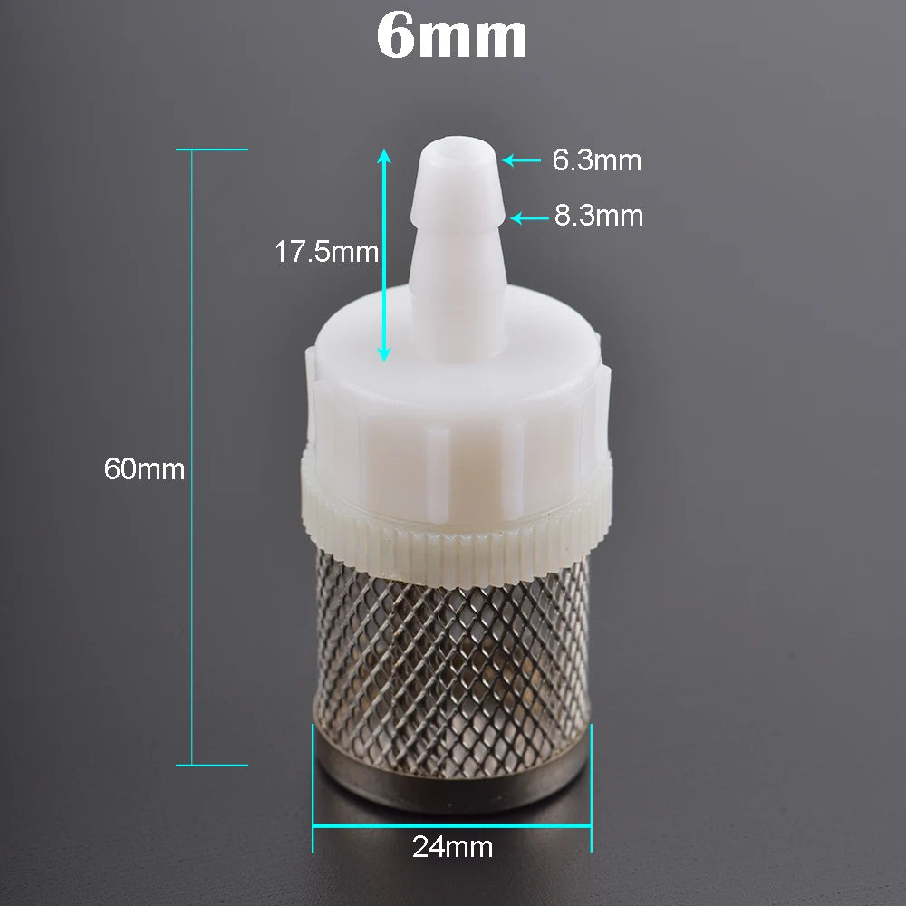 4~20mm Hose Filter Car Wash Tube Garden Irrigation Aquarium Filter Strainer Stainless Steel Mesh Filter