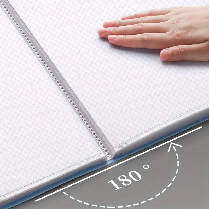 Durable 60-Pocket A4 Folder File Bag, High Transparency & Waterproof, Ideal for Exam Papers & A4 Size Documents,Perfect for Home
