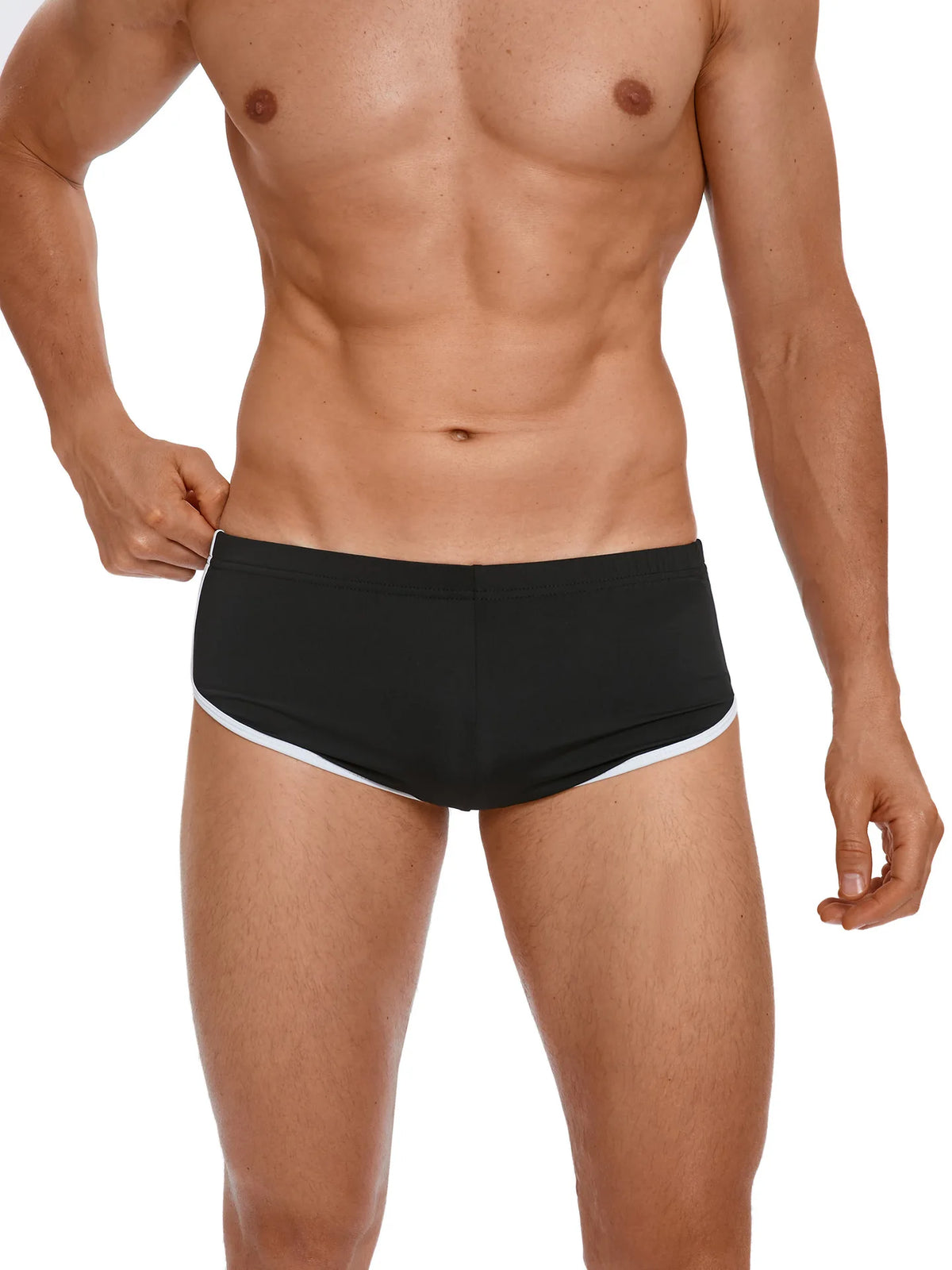 Sexy Running Elastic Sport Shorts Men's Summer Shorts Hot Pants Bar Nine Points Slim Fit Cotton Milk Silk Men's Fashion
