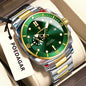 POEDAGAR Luxury Trendy Men Watch Waterproof Luminous Date Stainless Steel Male Watch Quartz Business Sports Men's Watches Reloj