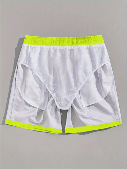 Summer holiday fluorescent coloured beach shorts shorts