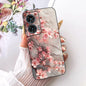Case For Motorola Edge 50 Fusion Cover XT2429-1 Popular Flower Soft Black Silicone Phone Cases For Motorola G96 5G MotoG96 Funda