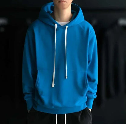 Male Clothes Hooded Solid Sweatshirt For Men No Logo Hoodies Yellow Designer Sweat Shirt Simple Elegant Hot Low Price New In S