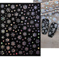 Winter Christmas Atmosphere Nail Stickers Snowman Snowflake Wapiti Self-adhesive High Quality Cute Nail Stickers Nail Art Deco