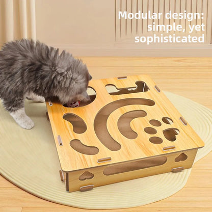 Durable With Bell Ball Cat Scratching Posts Interactive Maze Tunnel Interactive Cat Pet Entertainment Supplies for Kitten