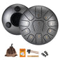 Miwayer 6" Steel Tongue Drum Gift Set | 11-Note Sound Healing Instrument w/Tuning Kit | Yoga/Meditation/Anxiety Relief Tool