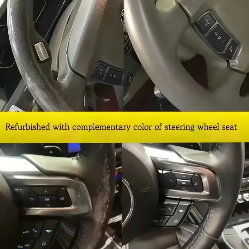 IFUBO 50ml Steering Wheel Leather Restorer Paste Quick Fix Non-Fading Car Interior Dashboard Repair