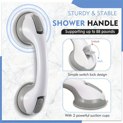 Bathroom Handrail to Prevent Falls Suction Cup Bathroom Tub Children Free Punch Handle Glass Doors And Windows Elderly Handle