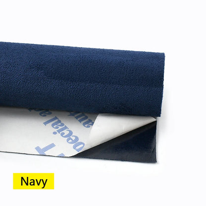 20x30-100*143cm Synthetic Leather Self-adhesive Fabric Suede Adhesive Fabrics By Meter Car Interior Door Velvet Cloth DIY Trims