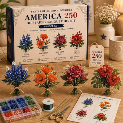 New Creative 3D Animal Bead Kit Mini Size Farm & Sea Animals Animal Crafting Set Bead Craft Pets Beading Set DIY Activity