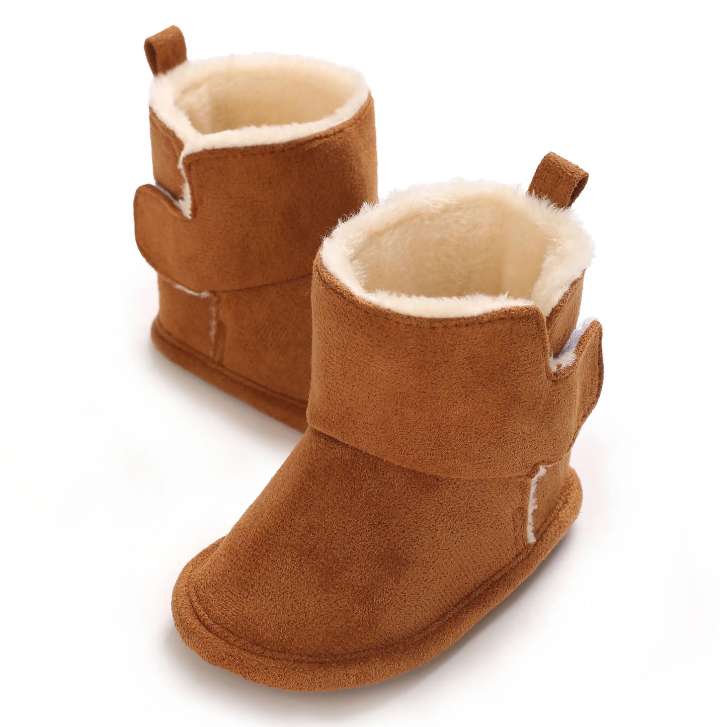 New Baby Boots For Winter Warmth 0-18M Newborn Baby Velcro Soft Sole Anti Slip Front Shoes Baby Shoes Warm Snow Boots