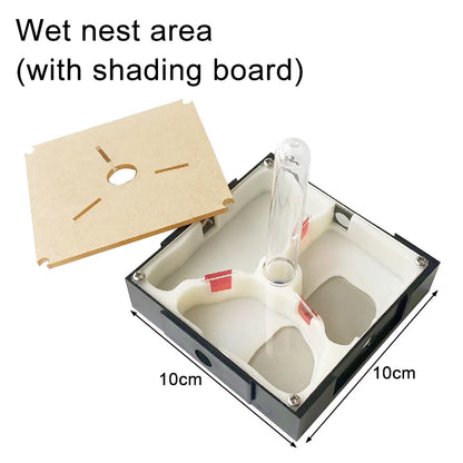 Acrylic Ant Farm Unlimited Expansion Ant Nest with Feeding Area Gypsum Ant House Pet Anthill Workshop Moisturizing Water Tower