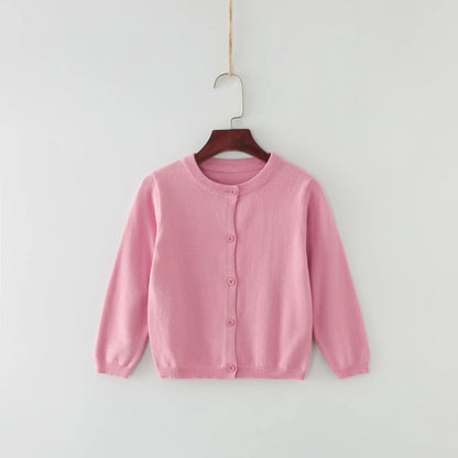 Baby Girls Embroidery Sweater Cardigan Autumn Fashion Cotton Floral Collar Kids Knitted Cardigan Rabbit Coat Outerwear Korean