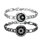 Totwoo Long Distance Relationship Touch Bracelets Couple Birthday Gift Smart Bluetooth Jewelry with App Support iOS Android